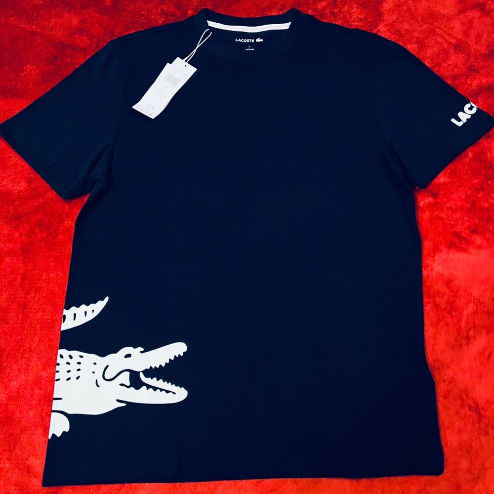 Navy blue Lacoste Shirt special & limited edition Size;M